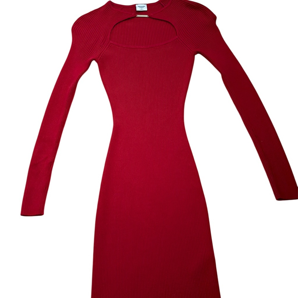 Abercrombie&Fitch XS red mid dress